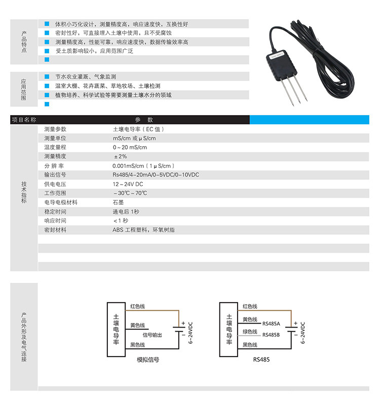 土壤电导率传感器(图1)