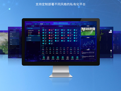 GIS大屏管控平台界面