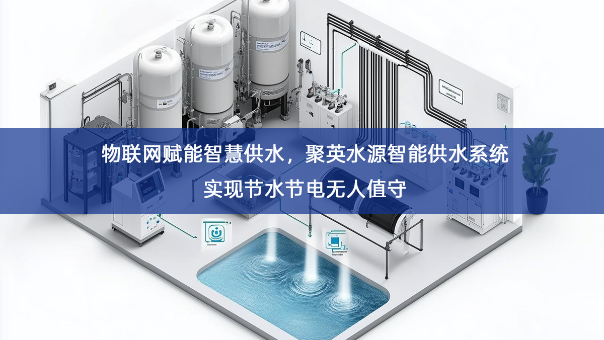 「智慧水利」物联网赋能智慧供水，聚英水源智能供水系统实现节水节电无人值守