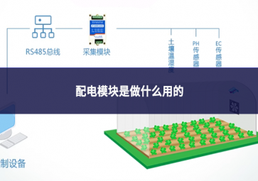 配电模块是做什么用的