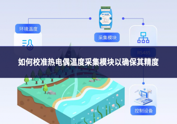 如何校准热电偶温度采集模块以确保其精度?