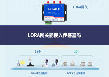 LORA网关能接入传感器吗
