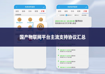 国产物联网平台主流支持协议汇总